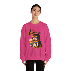 Rainbow Cat LGBTQ+ Pride Crewneck Sweatshirt