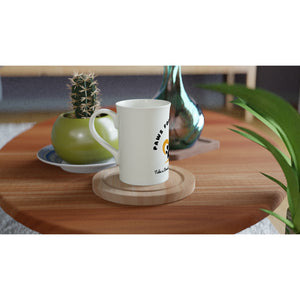 10oz White Porcelain Mug for Mindfulness & Relaxation