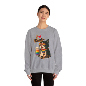 Rainbow Cat LGBTQ+ Pride Crewneck Sweatshirt