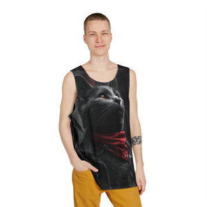 Black Cat Bandana Tank — Indie Streetwear Festival Tank Top