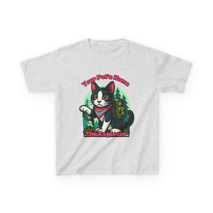 Kids Tee - Personalized Adventurous Cat Explorer Shirt for Birthdays & Gifts