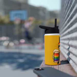 Beers & Queers  Rainbow Water Bottle