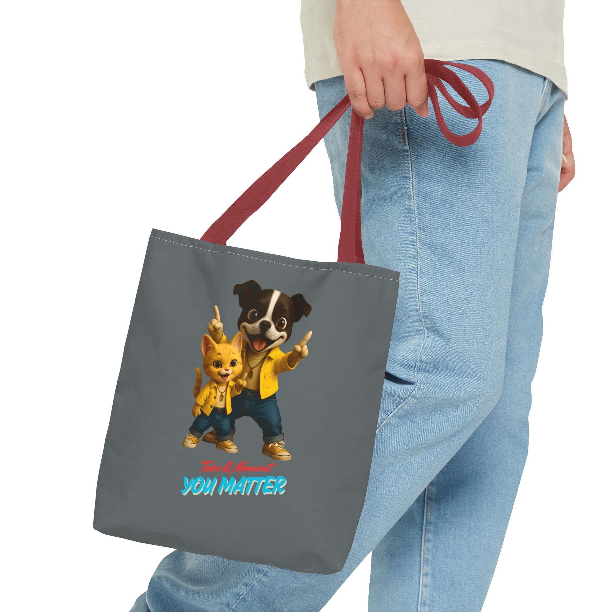 You Matter Tote Bag - Fun Pet Design, Gift for Animal Lovers, Eco-Friendly Bag, Cute Accessories, Everyday Use