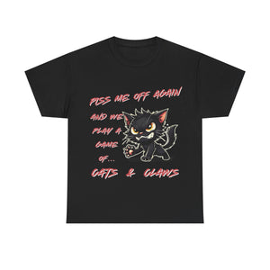 Piss Me Off Again – Funny Cat T-Shirt for Sassy & Grumpy Cat Lovers