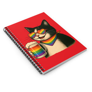 Pride Cat Spiral Notebook
