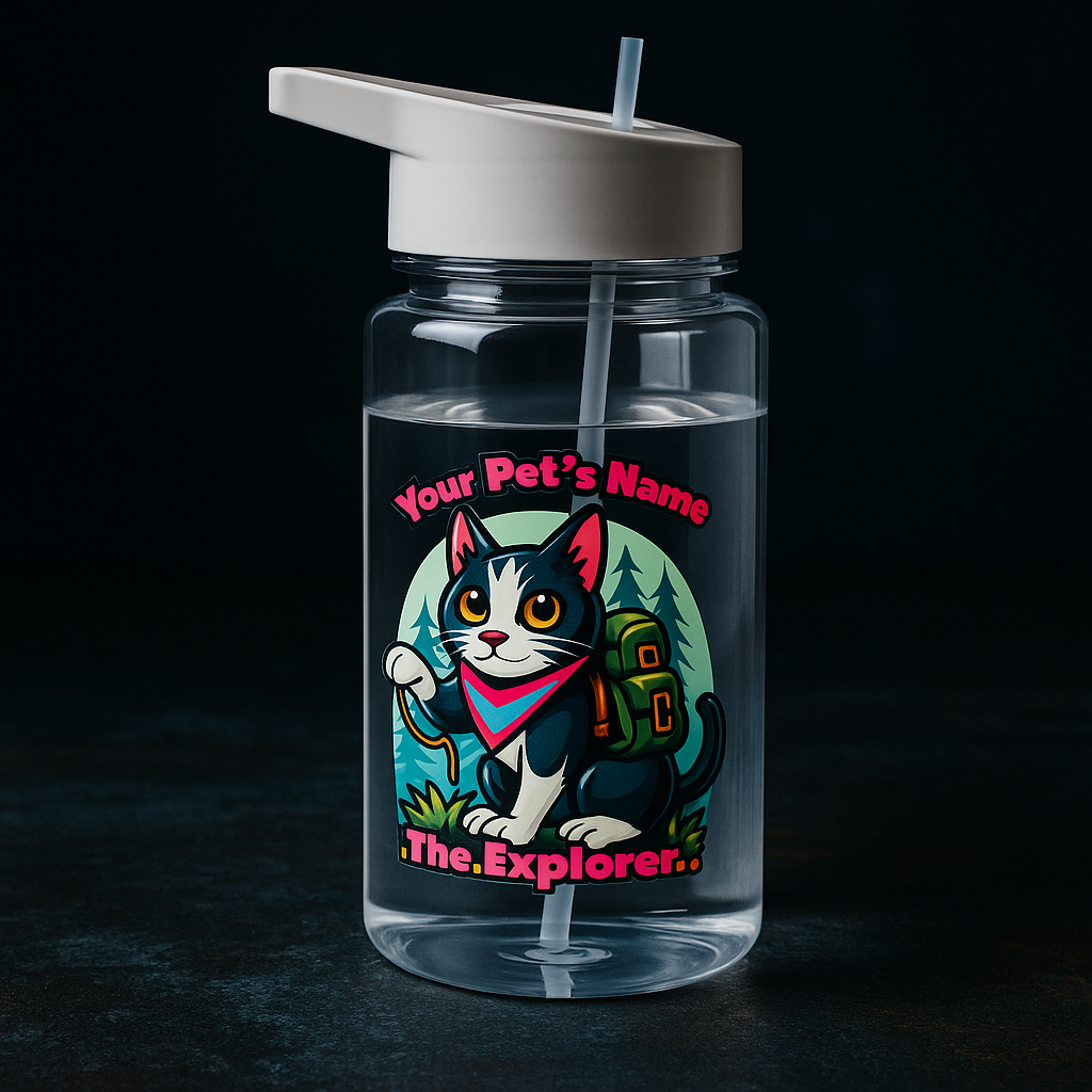 Personalised Dog or Cat Lover's Water Bottle
