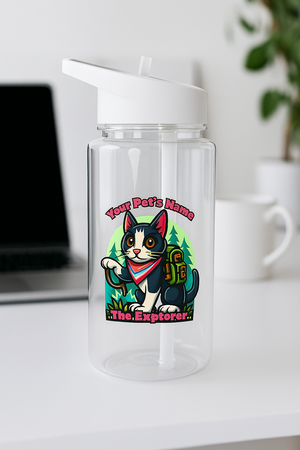 Personalised Dog or Cat Lover's Water Bottle