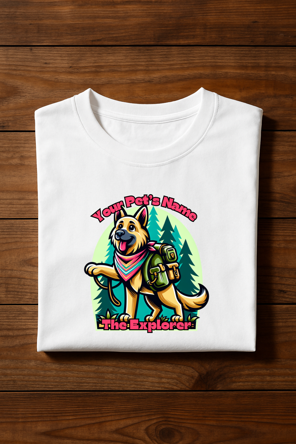 Kids Tee - Personalized Adventurous Cat Explorer Shirt for Birthdays & Gifts