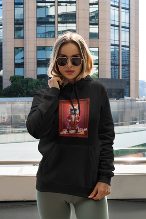 Cherry Bomb Alexa – Cozy Cat Hoodie for Music Lovers & Rebels