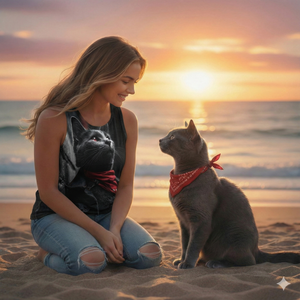 Black Cat Bandana Tank — Indie Streetwear Festival Tank Top