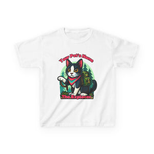 Kids Tee - Personalized Adventurous Cat Explorer Shirt for Birthdays & Gifts