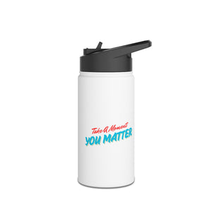 Water Bottle - Colorful Fun Characters - Kids School Travel Eco-Friendly Gift Idea