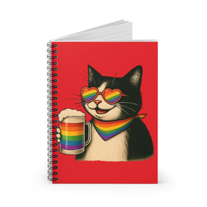 Pride Cat Spiral Notebook