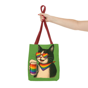 Pride Cat Tote Bag, Rainbow Accessories