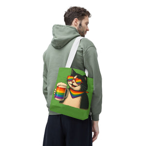 Pride Cat Tote Bag, Rainbow Accessories