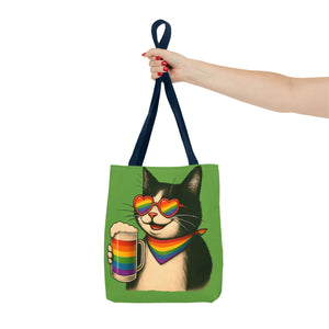 Pride Cat Tote Bag, Rainbow Accessories