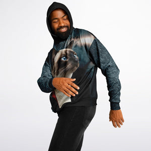 Smokey & Bros Oversized Cat Hoodie – Cozy Heavyweight Fleece