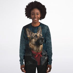 Street Rebel German Shepherd Sweatshirt – Athletic AOP Edition