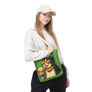 Pride Cat Tote Bag, Rainbow Accessories