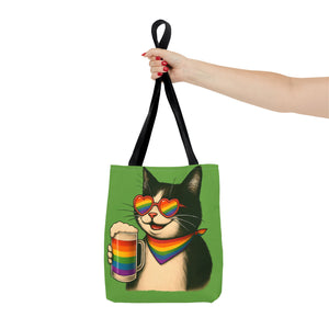 Pride Cat Tote Bag, Rainbow Accessories