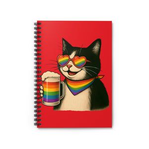 Pride Cat Spiral Notebook