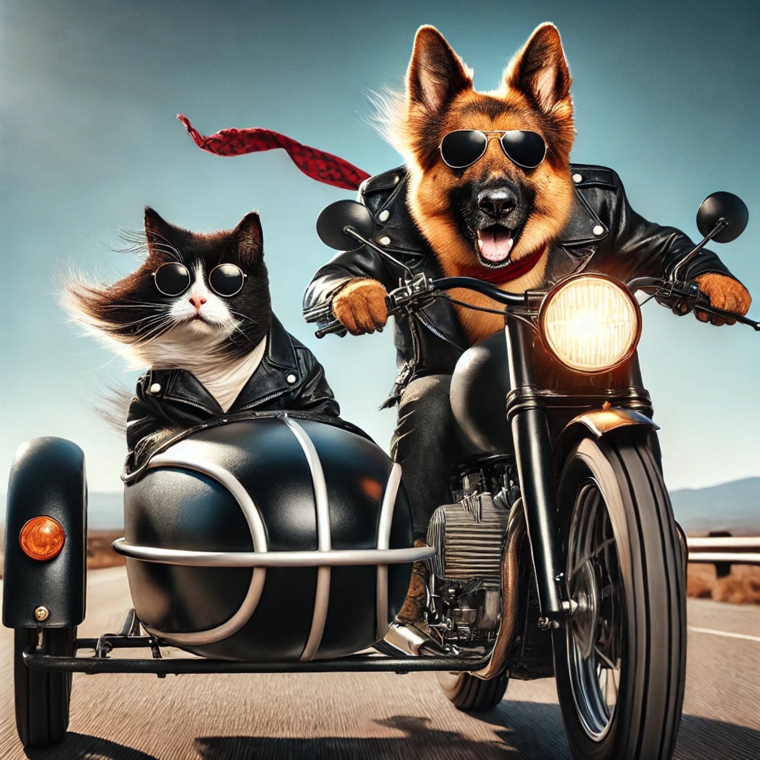 Alex & Pecco – Sidecar Rebels Digital Wall Art | Leather & Attitude Download