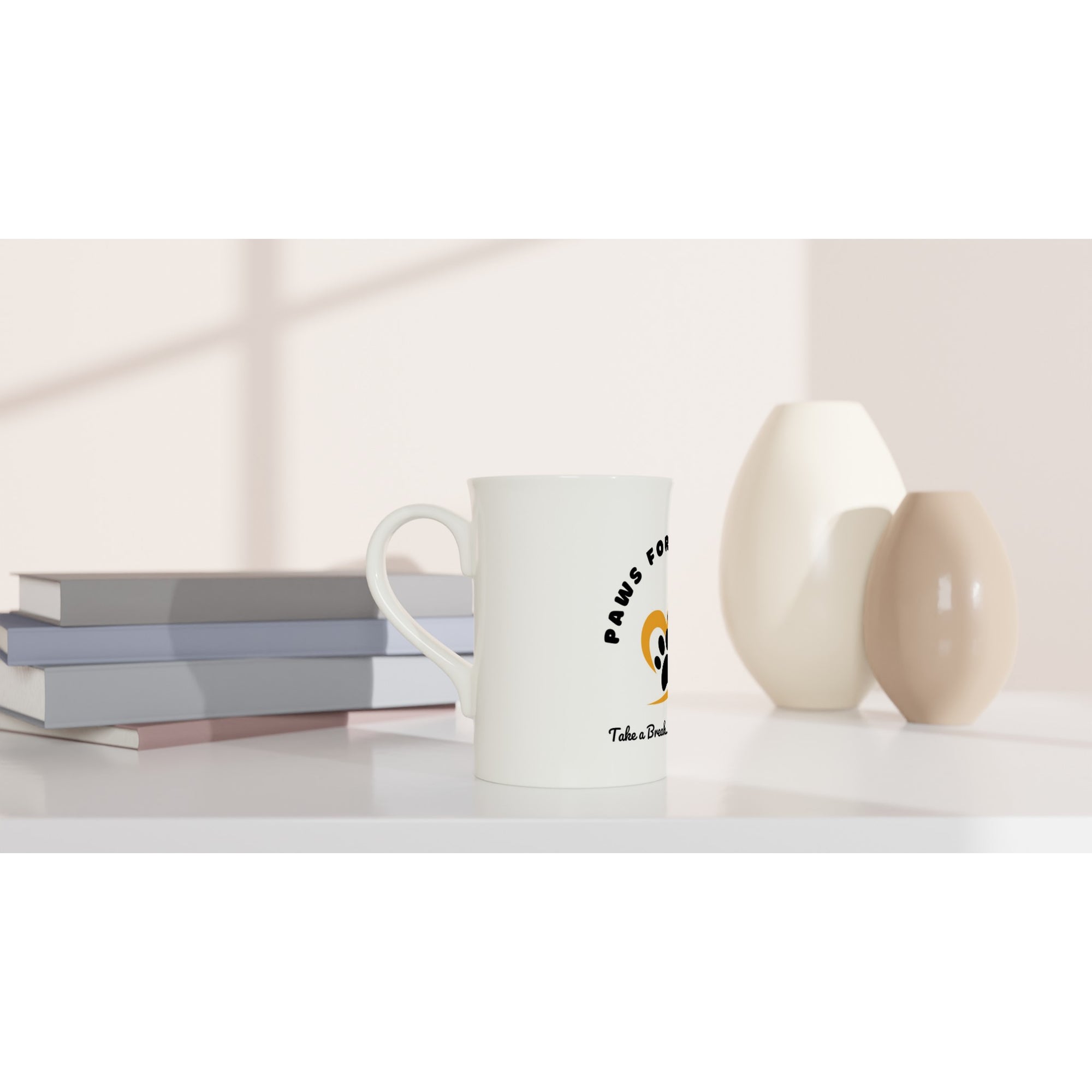 Premium Porcelain Mug with Meaningful Message for Well-Being