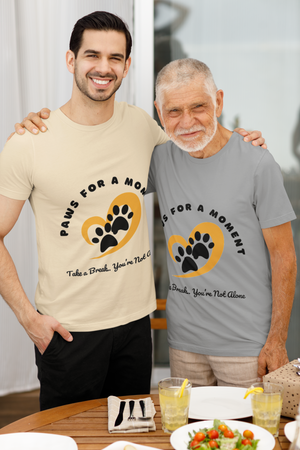 Paws for a Moment – Comforting Support Tee for Pet Lovers & Mental Wellness