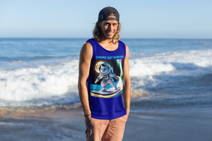 Cosmic Cat Surfer | Unisex Tank Top