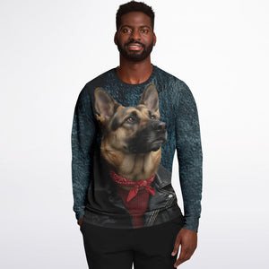 Street Rebel German Shepherd Sweatshirt – Athletic AOP Edition
