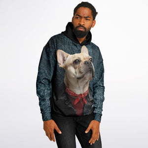 Bulldog Biker Hoodie – Premium All-Over Print Streetwear Edition
