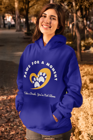 Paws for a Moment Hoodie – A Thoughtful Gift for Mental Health Awareness