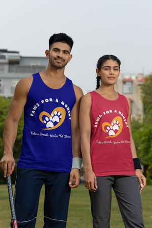 Paws for a Moment – Unisex Jersey Tank Top | Soft & Lightweight