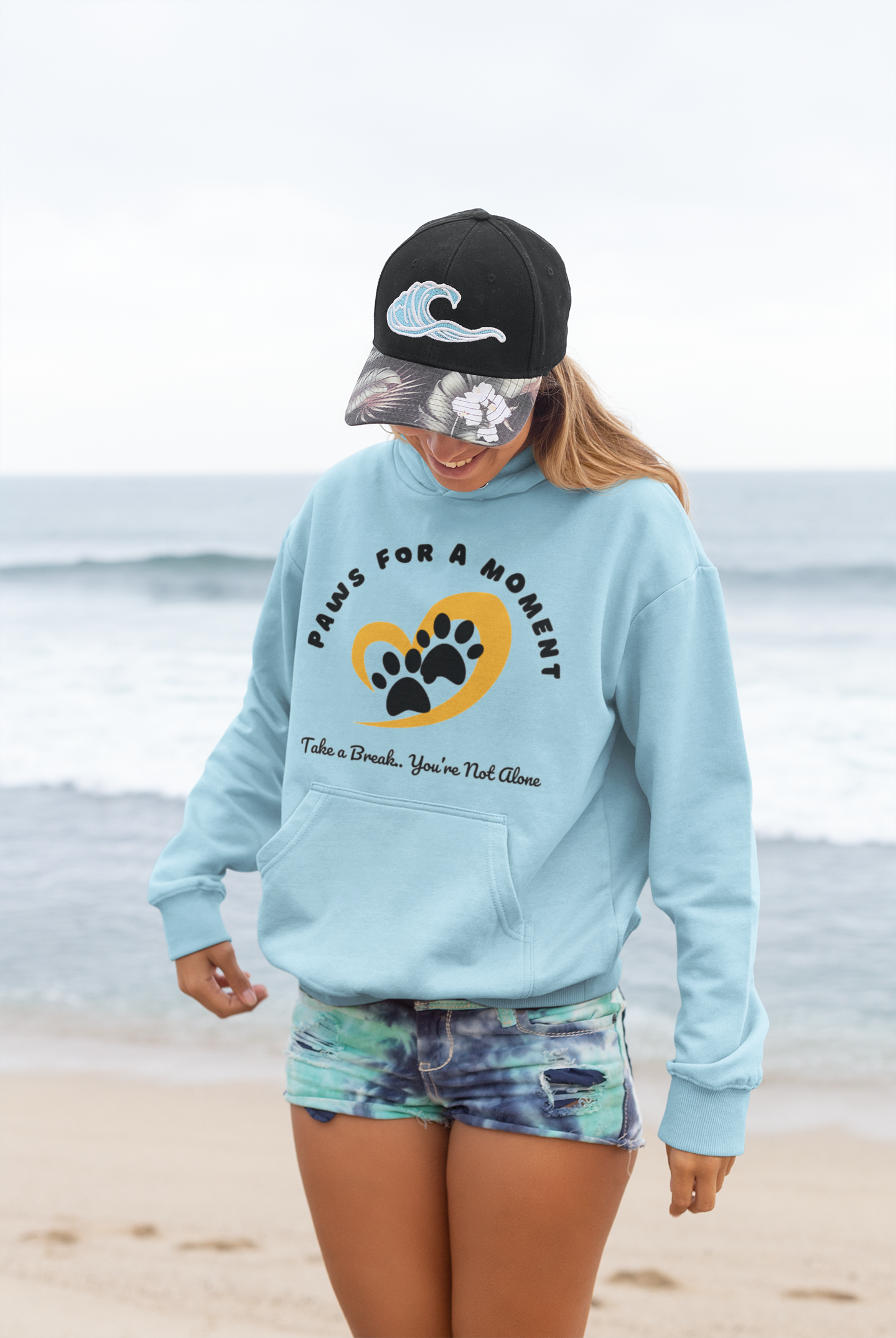 Paws for a Moment Hoodie – Wearable Reminder to Pause & Breathe